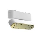 BISQIT Adapter schwenkbar weiß L=115mm