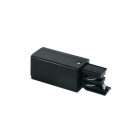 GENIUS SQUARE Einspeiser Schutzleiter links schwarz