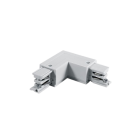 GENIUS SQUARE Eckverbinder 90° Schutzleiter links weiß