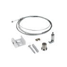 GENIUS SQUARE Seilabhängungsset höhenverstellbar inkl. Klemme weiß L=2000mm