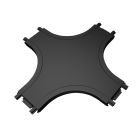 X-Verbinder zu BISQIT schwarz