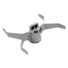 2-fach Mastaufsatzadapter A0660/2 für Zopf 60-76mm zu GUELL 2 lichtgrau