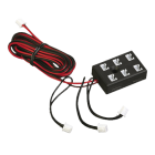 LED Verteilerstecker für 2-6 LED Strahler ( 350mA), inkl. 2 Meter Kabel