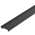 Systeml. PJERE Abdeckung für Ein- und Aufbauprofil L=2000mm schwarz