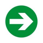 Piktogramm zu DORY M grün Richtungsangabe