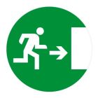 Piktogramm zu DORY L grün Ausgang rechts
