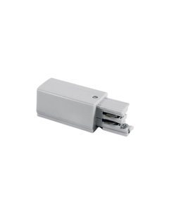 GENIUS SQUARE Einspeiser Schutzleiter rechts weiß