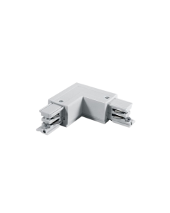 GENIUS SQUARE Eckverbinder 90° Schutzleiter links weiß