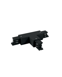 GENIUS SQUARE T-Verbinder, Schutzleiter rechts schwarz