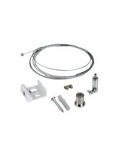 GENIUS SQUARE Seilabhängungsset höhenverstellbar inkl. Klemme weiß L=2000mm