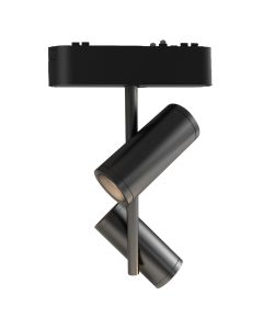 Strahler BISQIT CCT LED 2x9W/40V 2700-6000K 1218Nlm 24° CRI>90 IP20 schwarz Ø=2x42mm