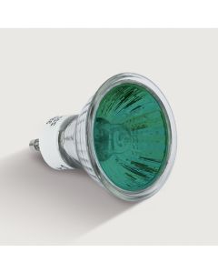 HV-Halogenlampe PAR16 50W/230V GU10 Dicroic-Filter grün Ø 51mm